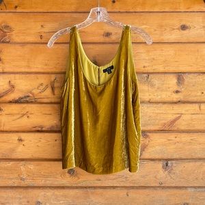 J. Crew Velvet tank top